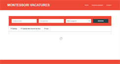 Desktop Screenshot of montessori-vacatures.nl